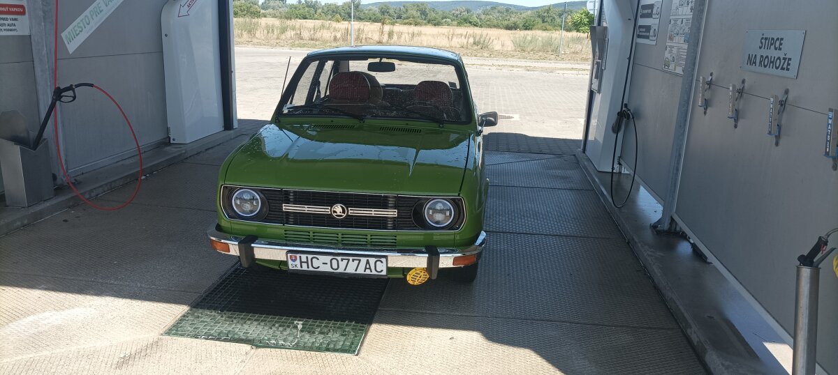 Veterán škoda 120 l rok výroby 1978